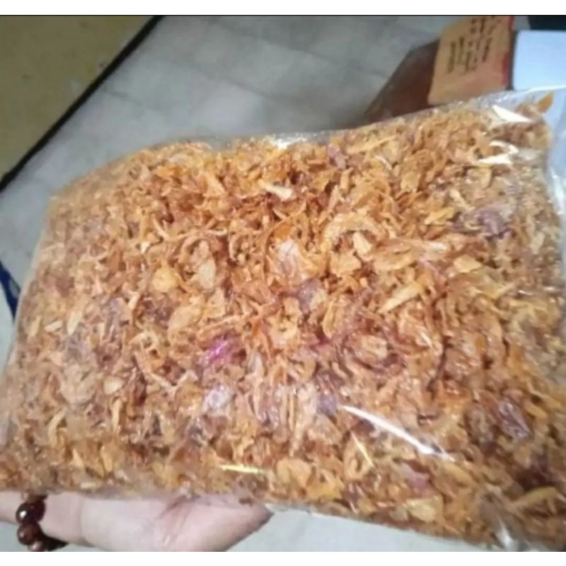 

BAWANG GORENG BREBES ASLI GRADE B 500 GRAM