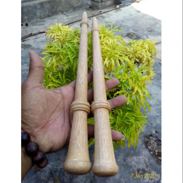 Tongkat komando kayu bertua BIDARA ARAB 35cm