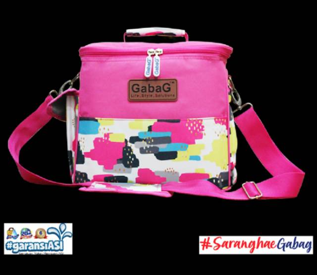 Gabag Pink Camo/Nara/Gaia Single Sling Series - Cooler bag