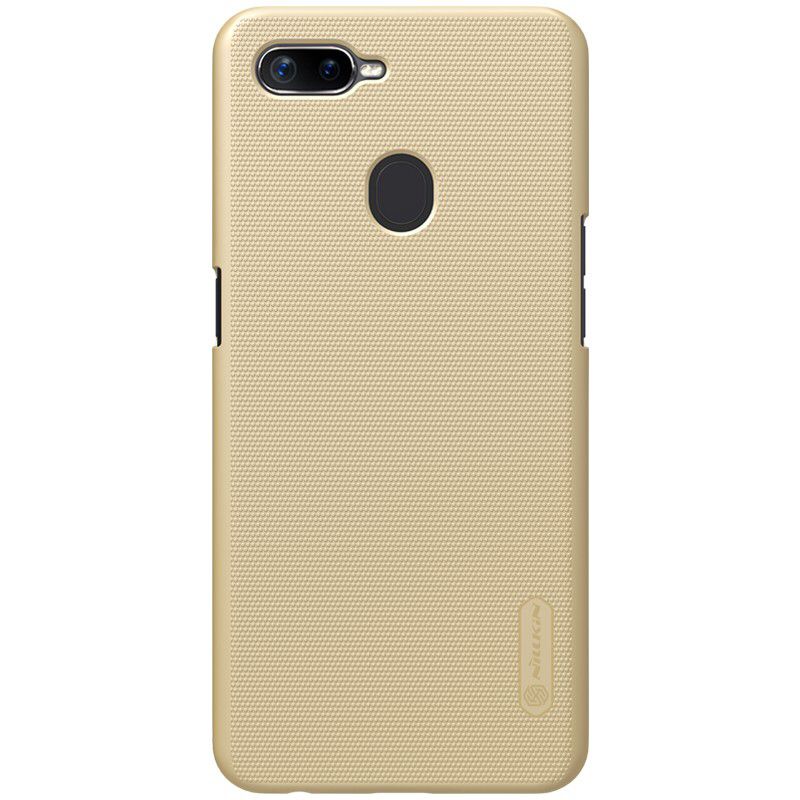 OPPO F9 NILLKIN HARDCASE FROSTED SHIELD ORIGINAL COLOUR GOLD