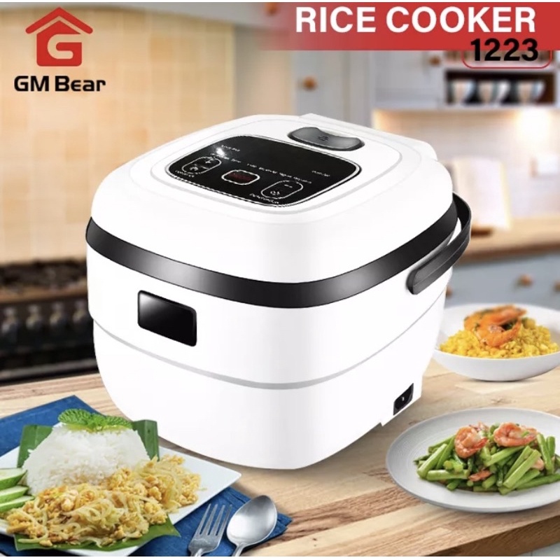 GM Bear Smart Multifunction Rice Cooker 1L Penanak Nasi Multifungsi 1223