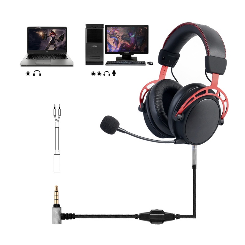 btsg For Alpha- headset cable Categories of HyperX In-Line Mic Cloud Alpha- Edition