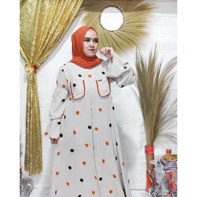 gamis pompom ori ninos