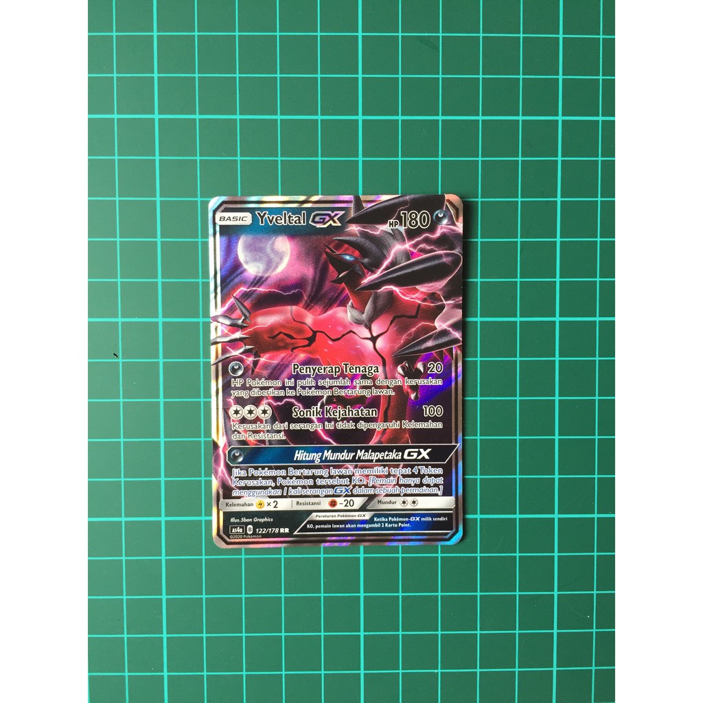 Yveltal GX RR Kartu Pokemon TCG Indonesia