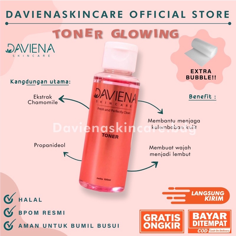 TONER WHITENING DAVIENASKINCARE