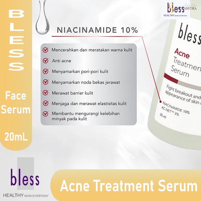 Bless Acne Treatment Serum 20 ml | Serum Untuk Jerawat