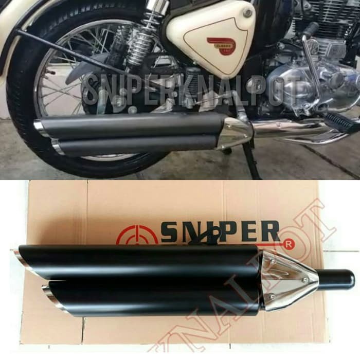 Knalpot Royal enfield 350 Royal enfield 500 double