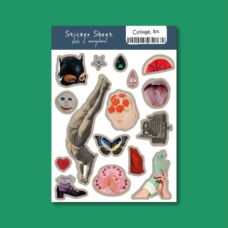 

Collage Kit Sticker Sheet