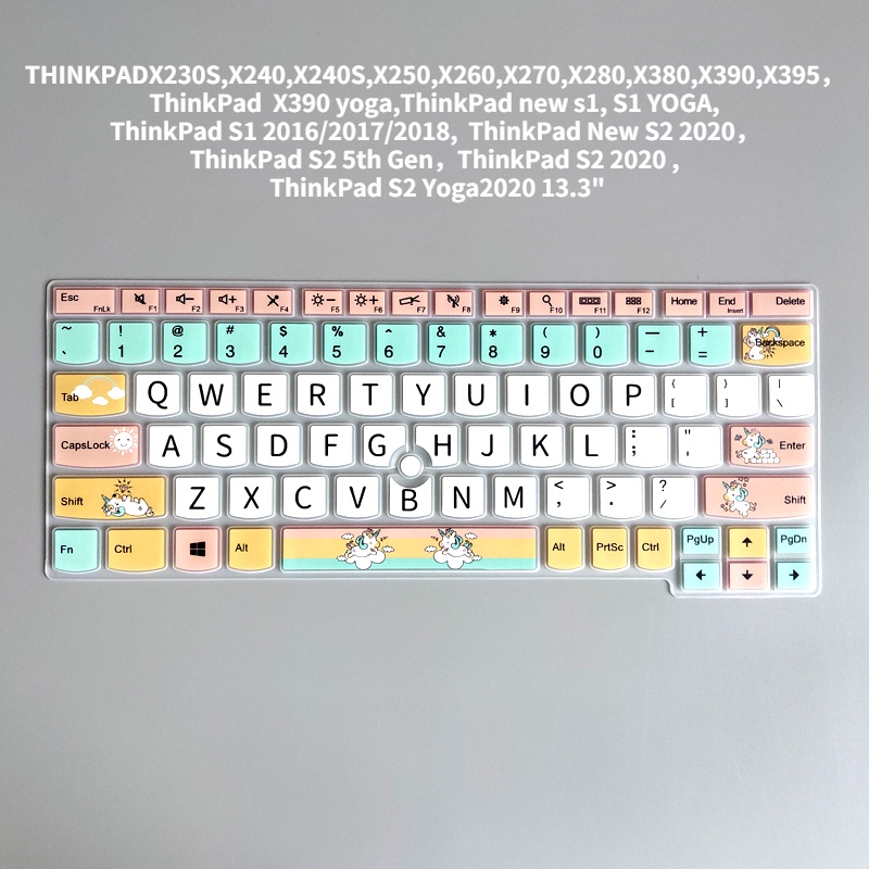 Film Pelindung Keyboard Bahan Silikon Untuk Lenovo Thinkpad X280 S1 Yoga X270 X240 X260 X250 Thinkpadx230S X240 X240S X250 X260X280 2017 Sx3Thx1 Sx390X370