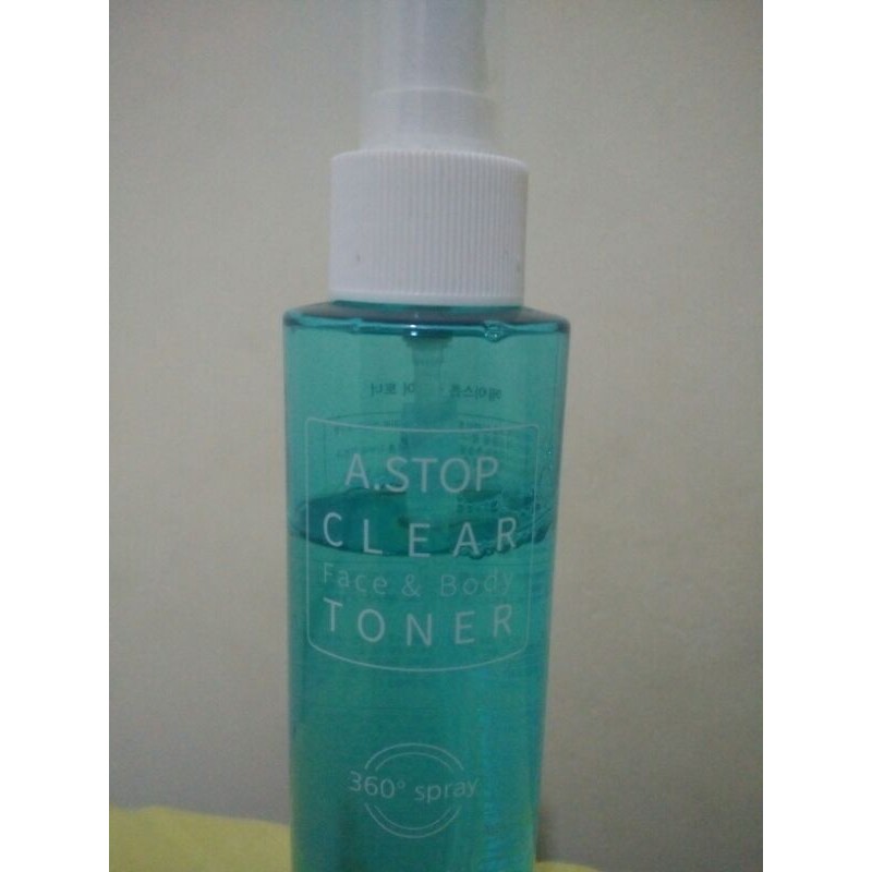 Preloved A.Stop Clear Face & Body Toner