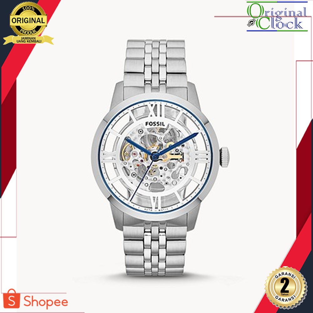 JAM TANGAN PRIA WANITA | RANTAI | KULIT | KARET | MURAH | PRIA F0*SIL ORIGINAL TOWNSMAN ME 3044 STAI