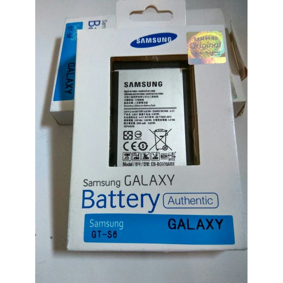 Batre Baterai Batrei Battery Samsung Galaxy S6 S6 Flat Original 100%