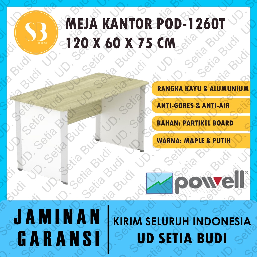 Meja Kantor / Kerja Powell Two POD 1260T