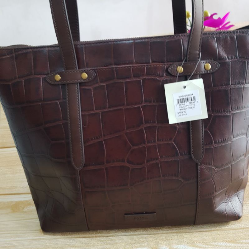 Tas felicity croco tote /Tas shoulder croco/Tas shoulder murah/Tas wanita trend 2021
