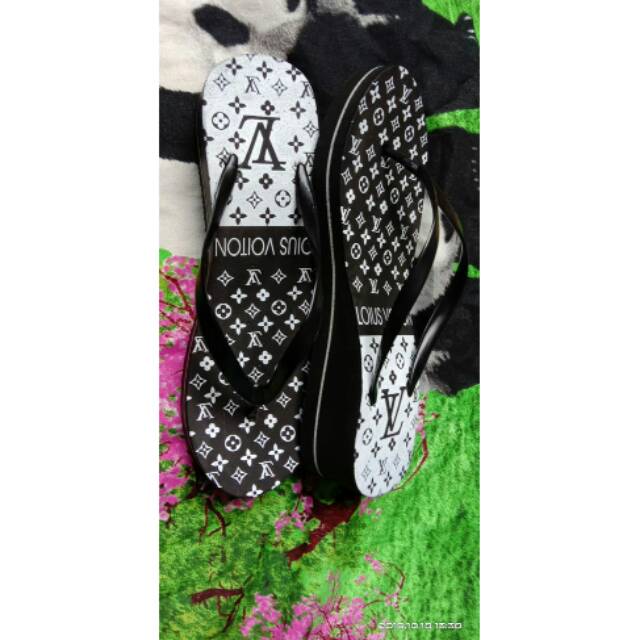  Sandal  wedges wanita  sandal  wanita  sandal  jepit  cewe 