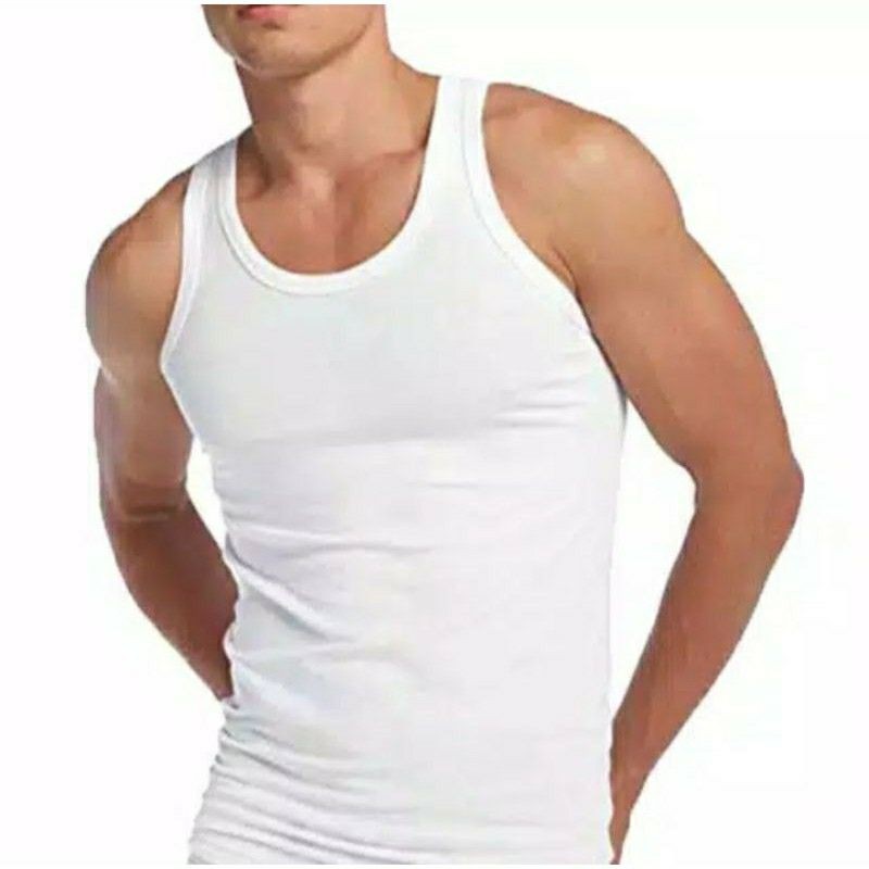 SINGLET POLOS PRIA BAHAN KATUN ADEM/KAOS KUTANG DALAMAN DEWASA BUAT NYANTAI/SINGLET OBLONG LAKI LAKI NYAMAN DIPAKAI SEHARI HARI