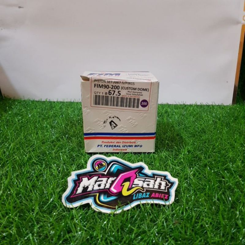 Piston Fim90 diameter 65.5 66 66.5 67 67.5 68 pin 15 piston fim tiger fim custom dome marqsah racing-6