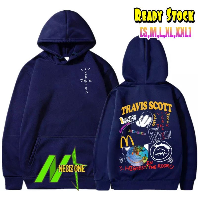 HOODIE JUMPER JACK CACTUS TRAVIS SCOTT HIGHEST IN THE ROOM (S-XXL)