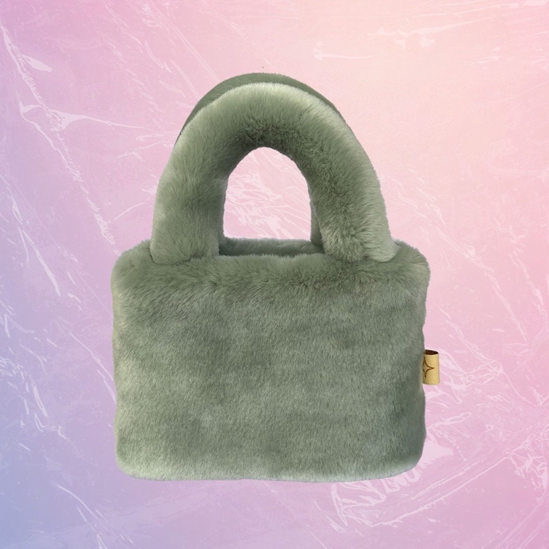 fluffy handle bag