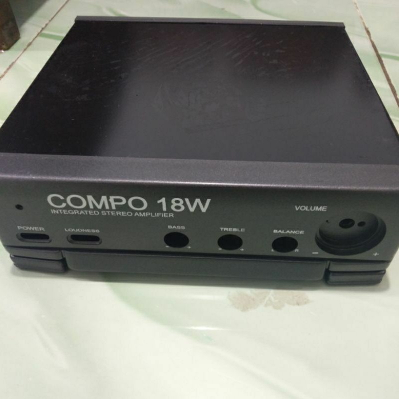 Box compo 18w stereo amplifier.,
