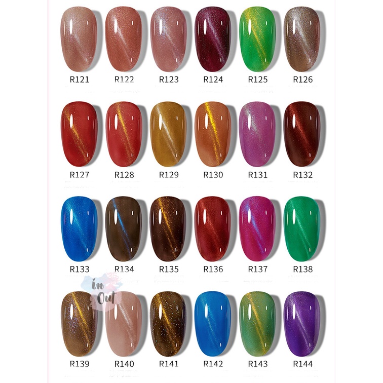Rykaergel Kutek Cat Eyes Gel UV LED polish Soak off Color Coat 7.3ml kutek kuku Cat kuku KU008