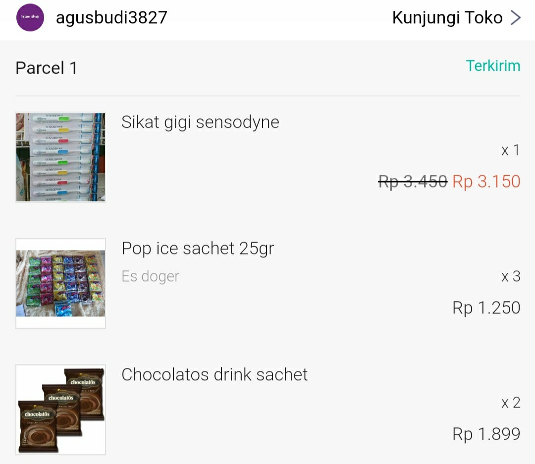 Pop Ice Sachet 25gr