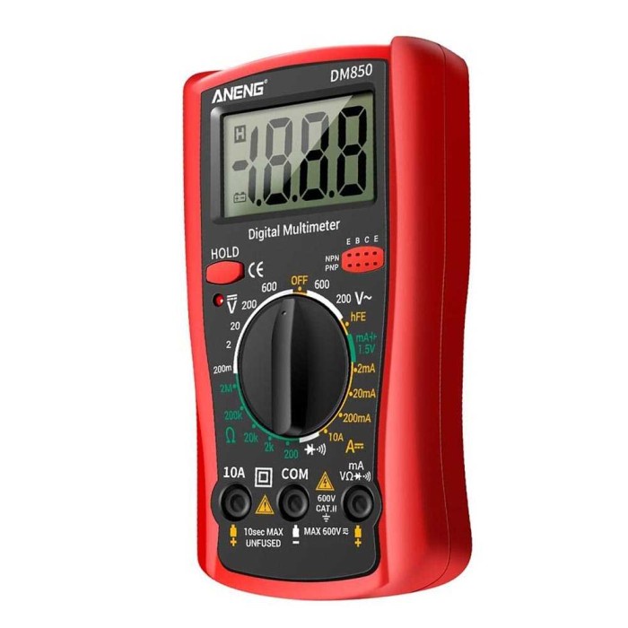 Digital Multimeter Voltage Tester - DM850 ANENG - Oren