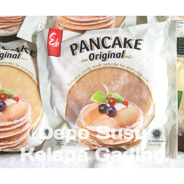 Pancake Instant Siap Saji | Edo Pancake Original Panekuk Jadi Siap Makan Food Kue Pan Cake Pan