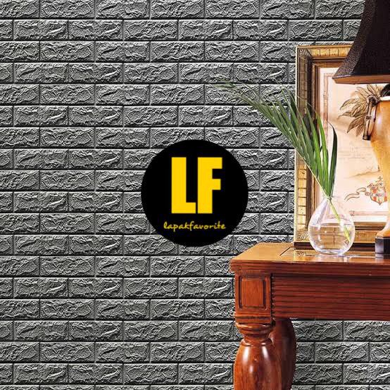 AA Wallpaper Dinding Bata 3D Foam 70cm x 77cm Premium Wallpaper Tebal 3MM-7