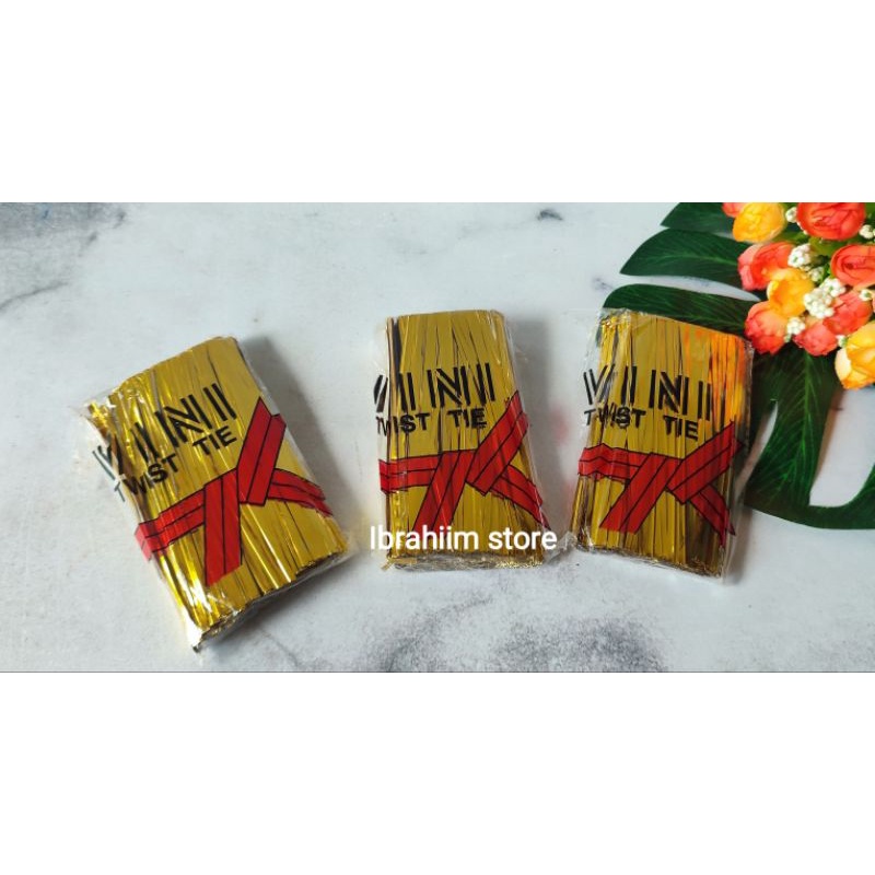 Termurah Tali kawat souvenir panjang 10 cm isi kurleb 300 pcs Tali Souvenir Kawat Souvenir