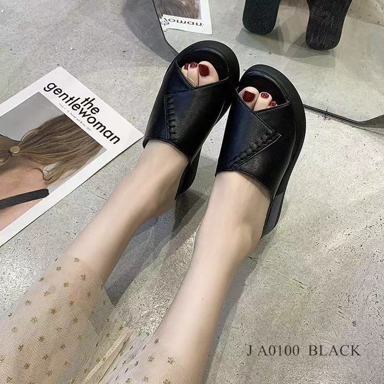 ANELA LYNE SANDAL WEDGES FASHION DEONA A0100 ORIGINAL
