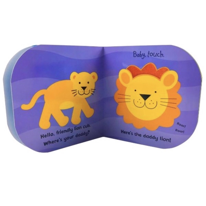 Ladybug Baby Touch Hello Daddy touch and feel touchy feely sensory book buku sensori