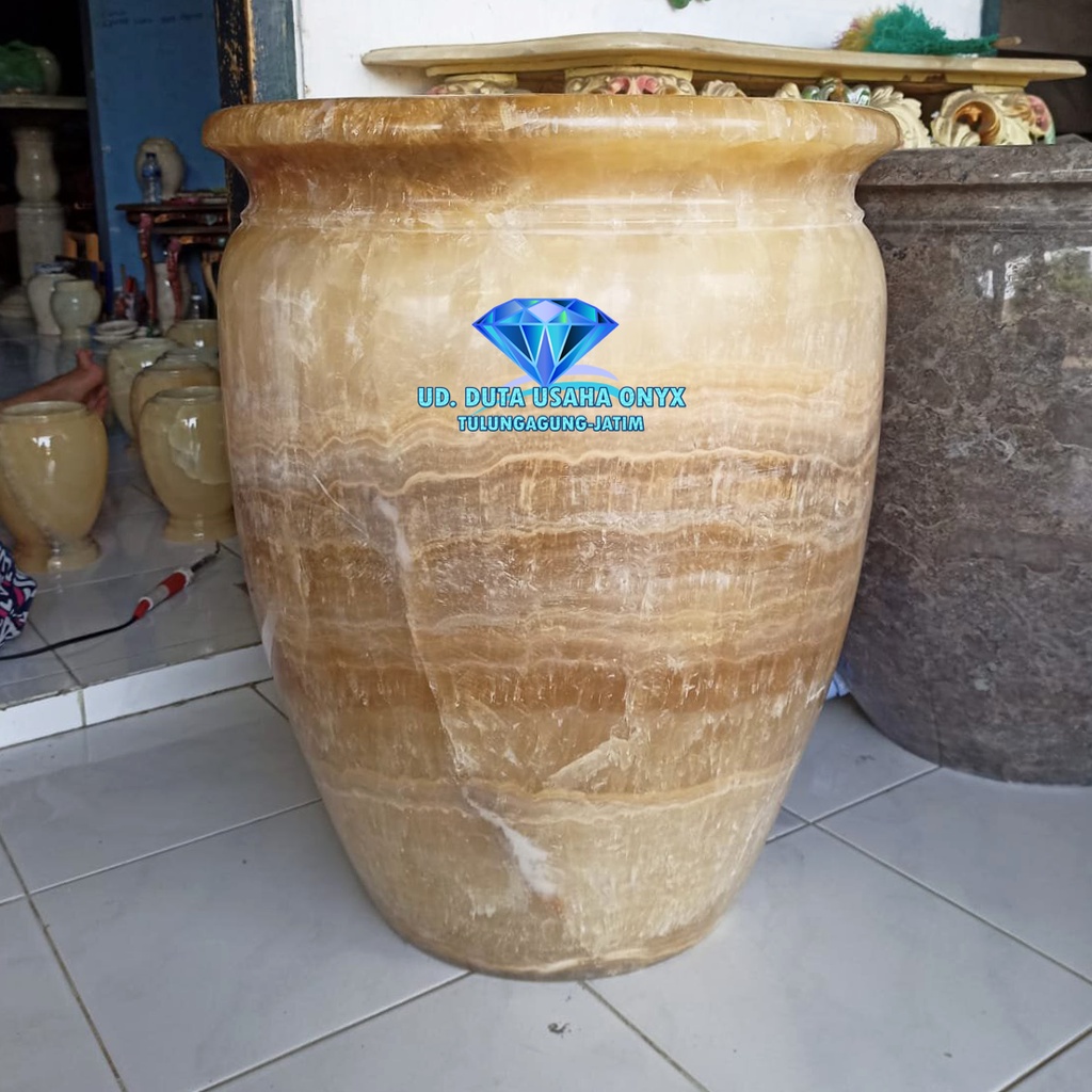 Gentong tempat air aesthetic | bak mandi alami | perlengkapan kamar mandi