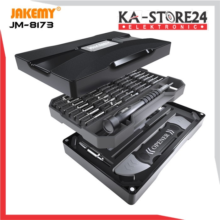 Jakemy JM-8173 69 in 1 Obeng Set HP For Iphone Macbook Laptop Jam