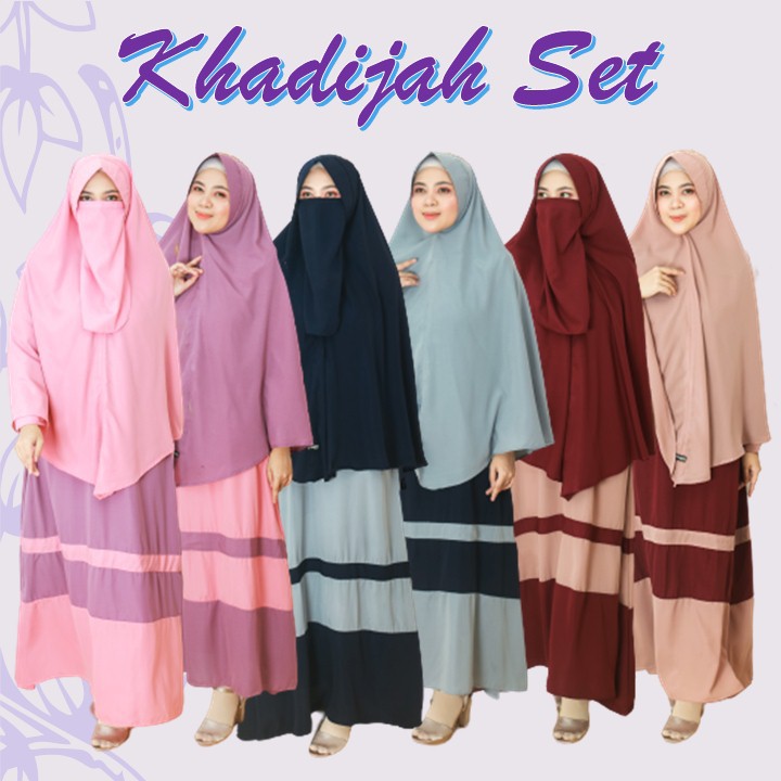 Gamis Syari Khadijah Set