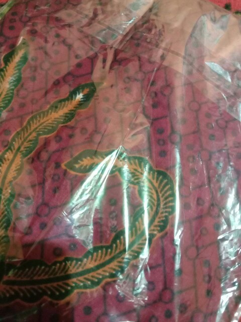 Promo Batik Couple Keluarga Sarimbit Sania Ruffle Batik Ori Ndoro Jowi Motif Rowo Abang