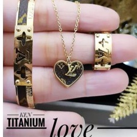 TiTanium set perhiasan wanita T28