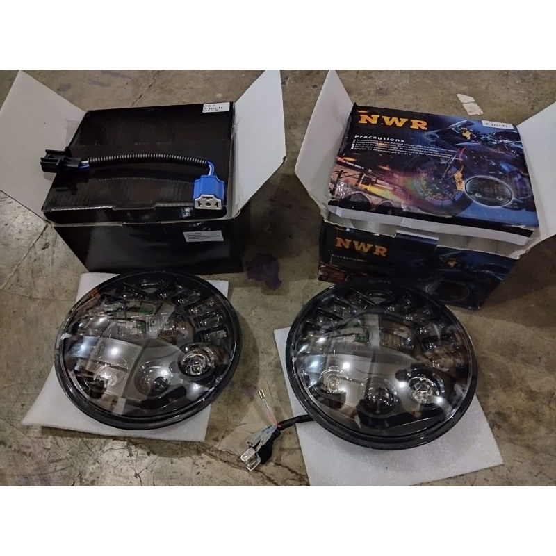 Daymaker 7 inch dot sae dus hitam nwr pnp tiger ninja