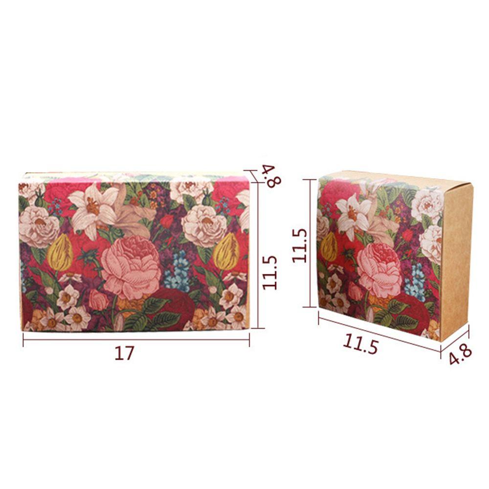 Lanfy Mooncake Kotak Portable Retro Bakeware DIY Paper Box Hadiah Pernikahan Cookies Packing Box