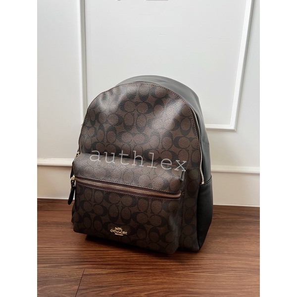 Coach Signature Backpack - ransel wanita pria