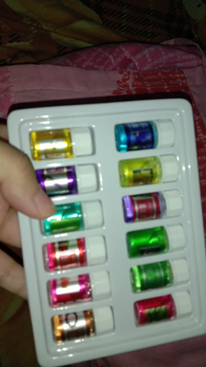 Pure Aroma Essential Fragrance Oil Aromatherapy 12 In 1 3ml - D23860 Titangadget