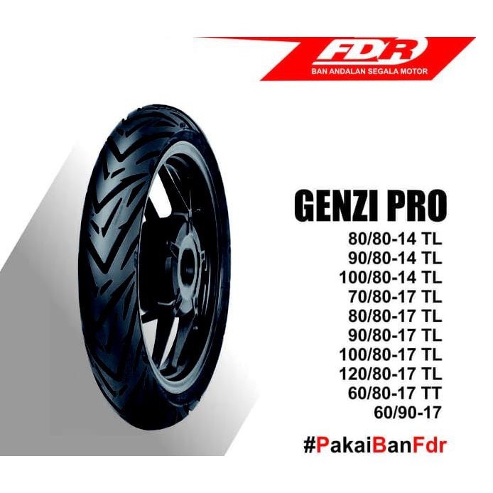 ban motor fdr tr tl 808017 genzi pro ban tubeless