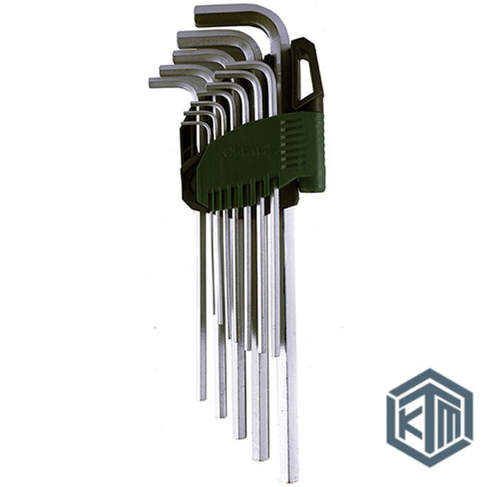 Kunci L Set 12 Pcs Extra Long Point 09104 (Sae) Sata Tools