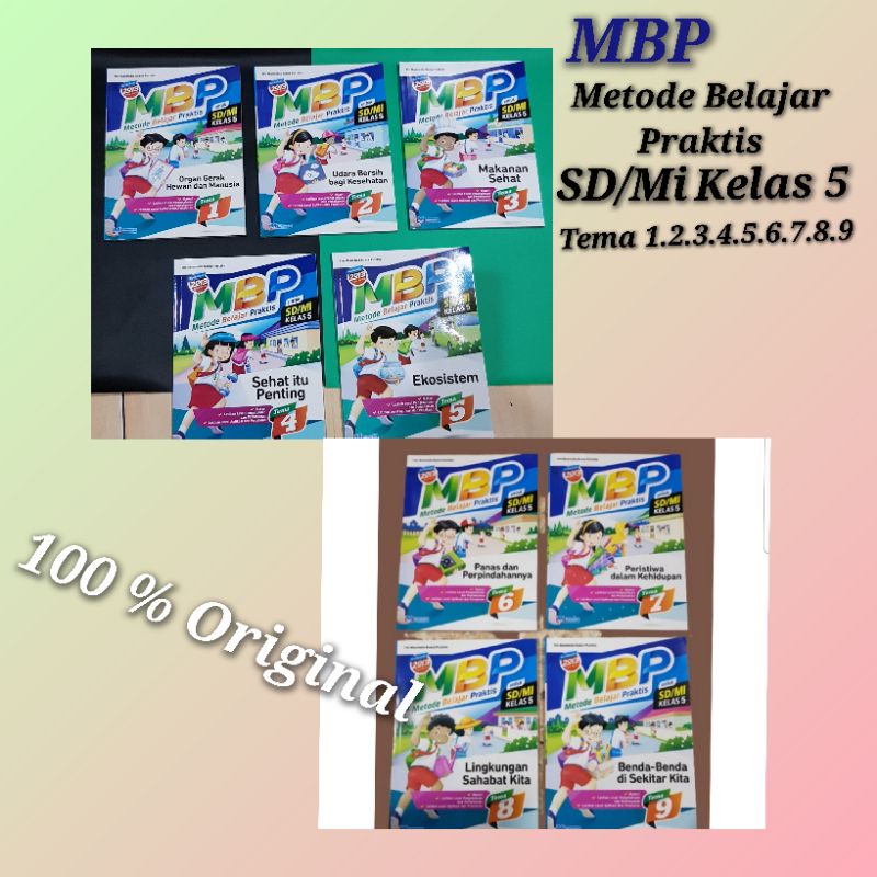 MBP Metode Belajar Praktis SD/MI Kelas 5 Tema1.2.3.4.5.6.7.8.9 K13 revisi