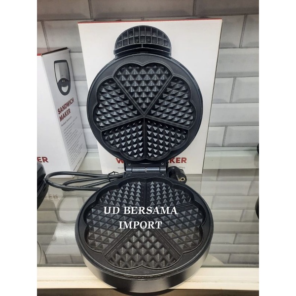 Waffle Maker 5 Cetakan Anti Lengket KLAZ