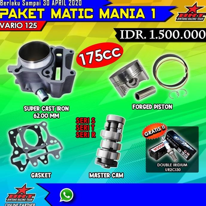BRT PAKET MATIC MANIA 1 VARIO 125 Buru Order
