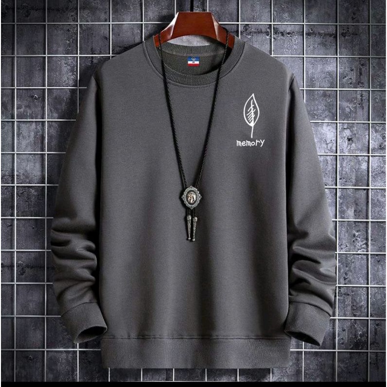 FS//SWEATER//CREWNECK//PRIA//WANITA//LENGAN PANJANG//MEMORY//GOD