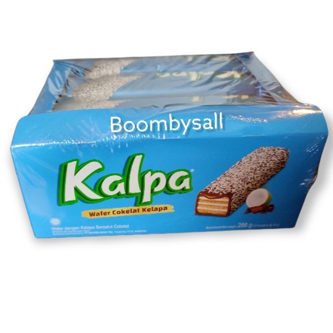 

Wafer Kalpa Coklat Kelapa rasanya enak, coklat tebal
