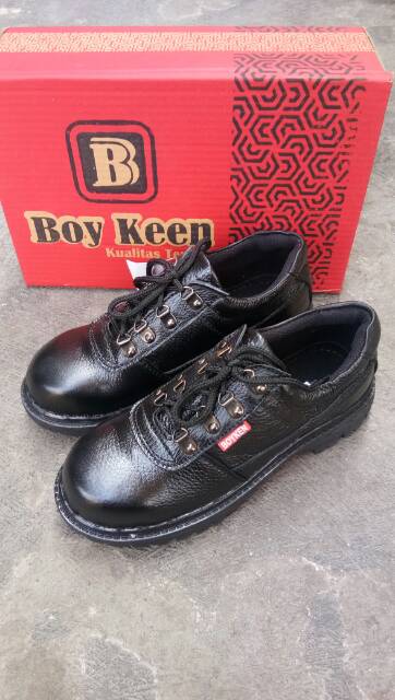 Sepatu sefty boots kulit asli nyaman dipakai solnya udah dijahit