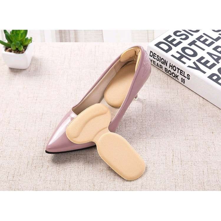 Bantalan tumit pelindung tumit mata kaki t-shaped insole shoes pad alas kaki alas sepatu anti sakit